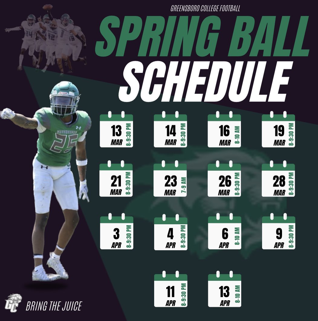 🚨 MARK YOUR CALENDARS🚨 We will be back on PRIDE Field March 13th. Come out for your chance to see all the hard work these guys have put in this offseason. See you in THE BORO🦁🟢⚪️

#BringTheJuice x #BackTheBoro