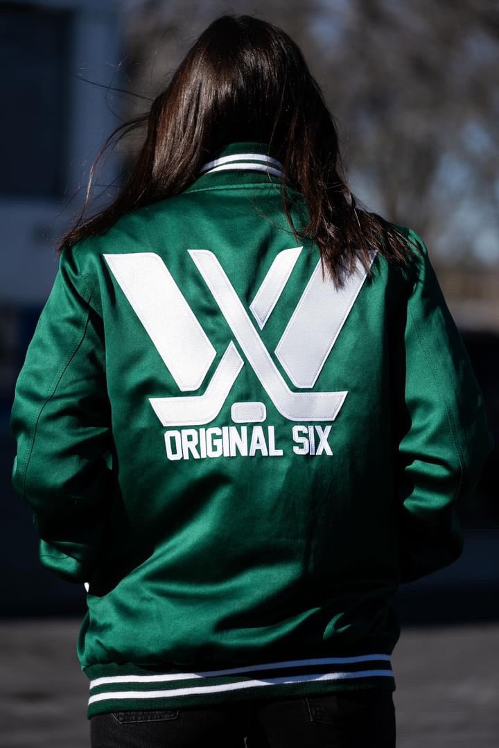 Okay friends, another big reveal today… I made the @PWHL_Boston Player of the Game jacket for their inaugural season. @megan_keller4 repping the jacket in style!! 📸: Michael Riley/PWHL Boston