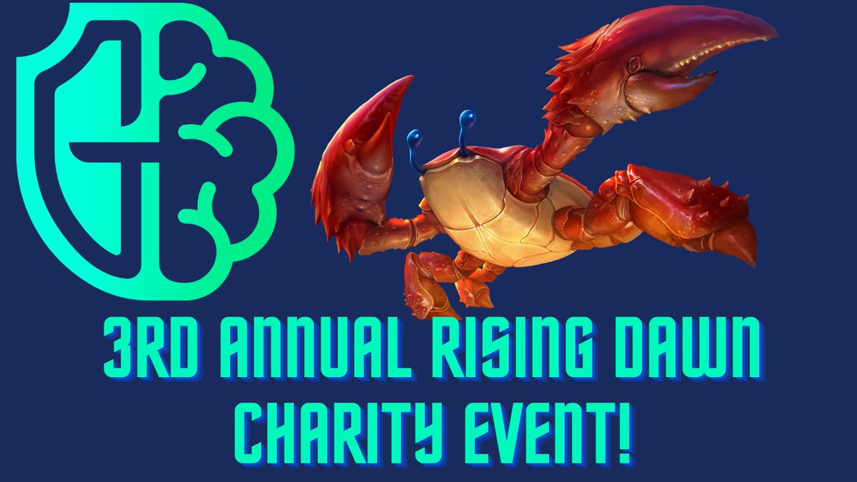 The Rising Dawn Charity Event continues today! I am going to be gaming with the kiddos for a bit and taking some pies to the face! Feel free to come hang out, chat, lurk, and just have a good time! twitch.tv/BlaiseMcBaine Donation Link: tiltify.com/@blaisemcbaine…