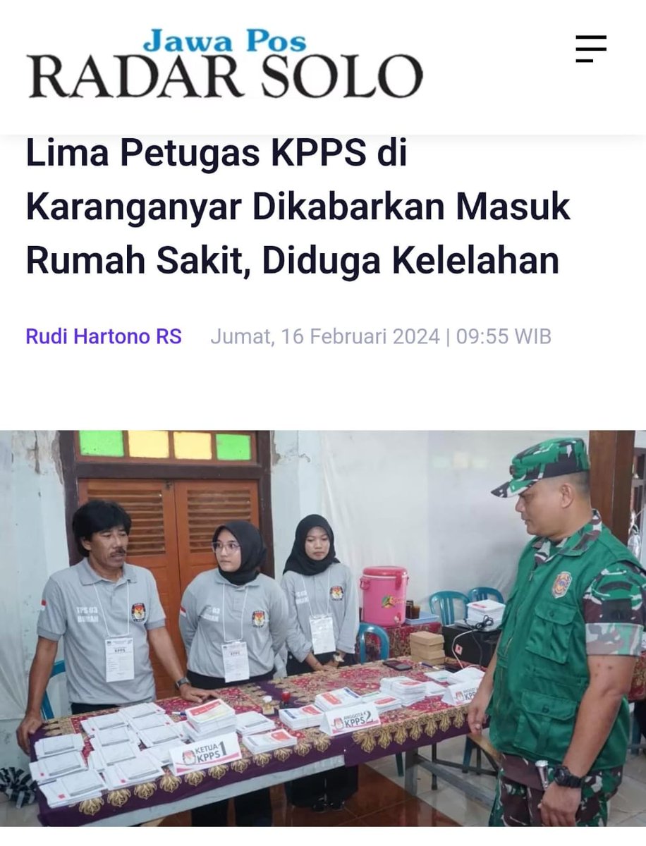 LesianVino's tweet photo. @prabowoisme Catet ya fren, waktu KerjabaikPETUGAS TPSkita tulus pada mengabdi dan niat, tuduhan yang jahat hanyalah suara kosong.
#HargaiYangKerjaDiTPS
DiFITNAH NgitungSALAH https://t.co/qrTgp19iBL