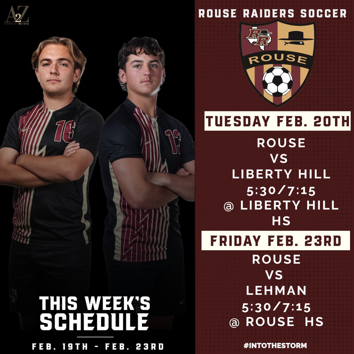 Game Week for @RouseSoccer @RouseScrBooster @DKnight111