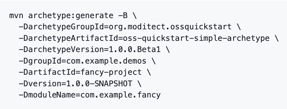 gunnarmorling's tweet image. 📢 Happy to share the 1.0.0.Beta1 release of the #ModiTect oss-quickstart archetype: a modern #ApacheMaven archetype for creating new projects on #Java 17, with auto-formatting, up-to-date and pinned plug-in versions, #GitHub Actions set-up, etc.

github.com/moditect/oss-q…
