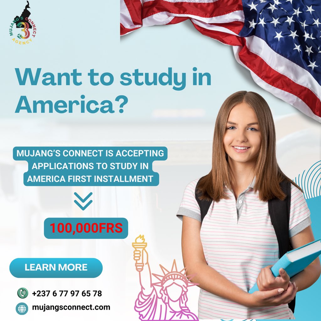 Don’t wait!

Study in American Now!

#studyusa #usa #america 
#education #college #study #student #university #studyabroad #students #studyabroad #studymotivation #ielts #learnenglish #visa #visitgermany #highereducation #internationalstudents
#mujang
#mujangs
#mujangsca