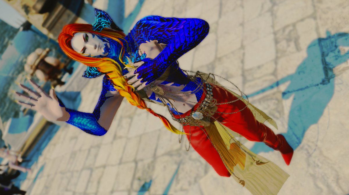 The brightly colored hair has returned. 

#ffxivgposers #aura #xaela #raen #GPOSER #ffxiv #ffxivaura