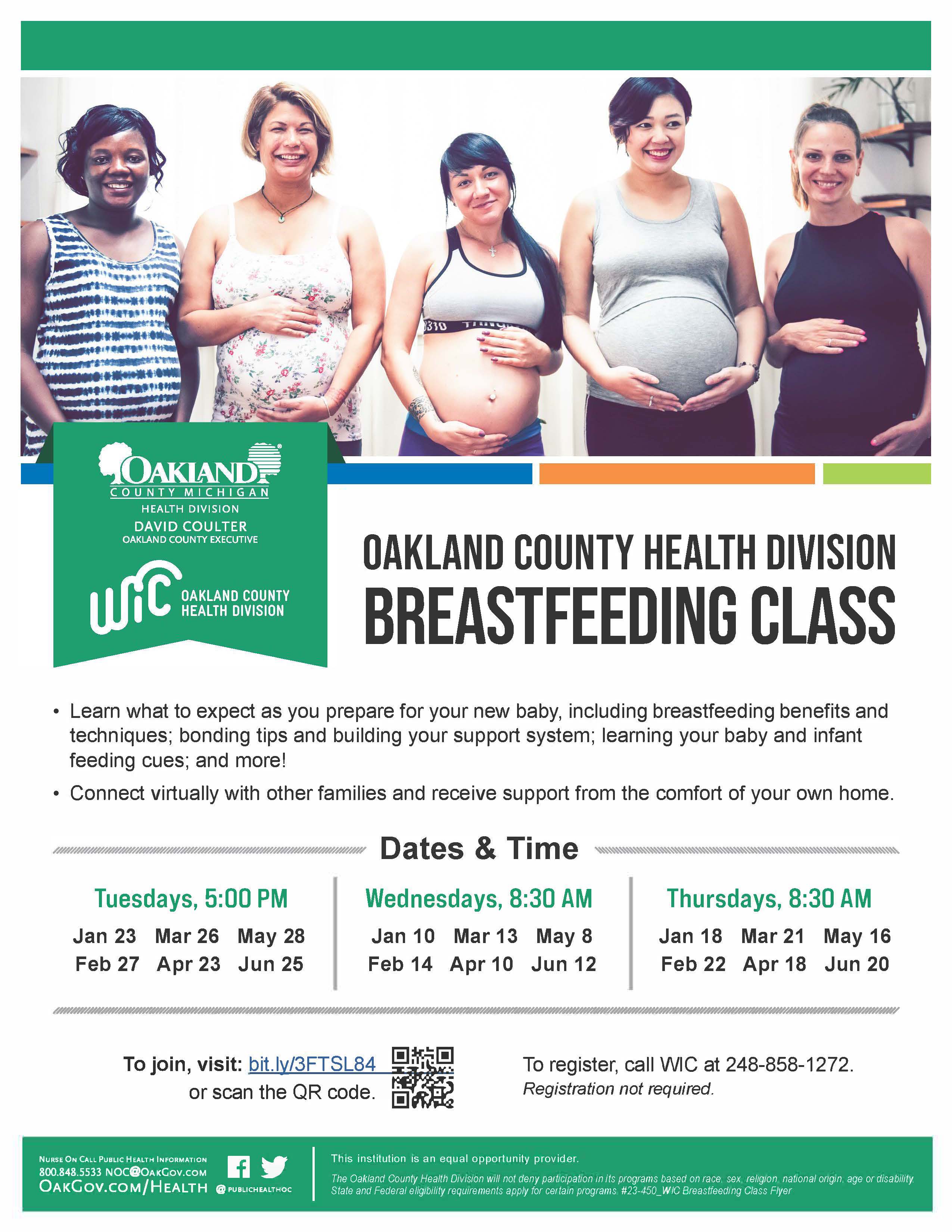 Public Health Oakland on X: Are you looking for breastfeeding support?  Join a virtual breastfeeding class! Click here to join:    / X