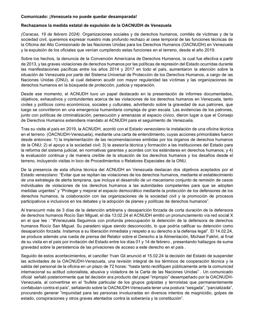 CDH-UNIMET tweet media