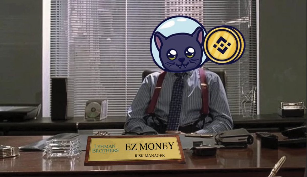 <a href="/EzMoneyGems/">Ez Money</a> It's a good thing everyone knows who the real Ez Money is in the office of Lehman Brothers. 

$LEH 🍋