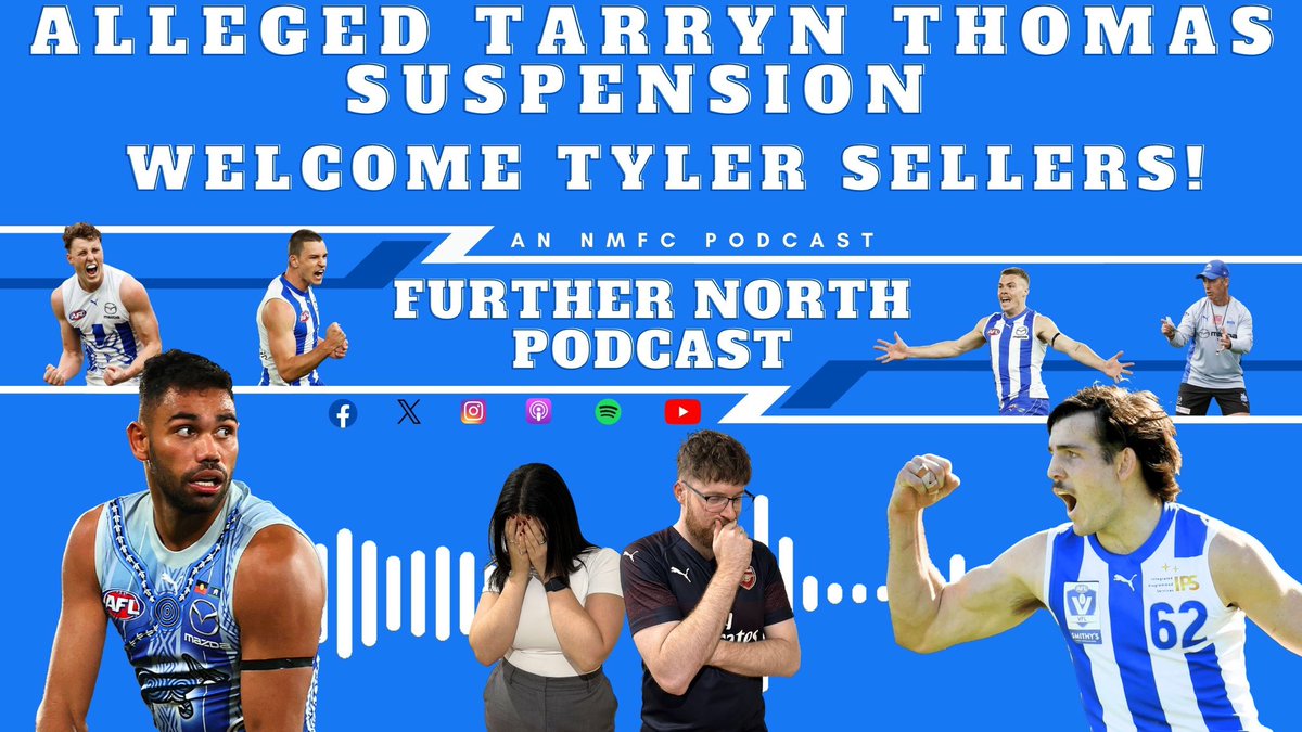HUGE NEWS DAY YESTERDAY!! Ready when you are, out now on Apple, Spotify and YouTube 😎 link below ⬇️
linktr.ee/furthernorthpod

#NorthMelbourne #AFL #Podcast