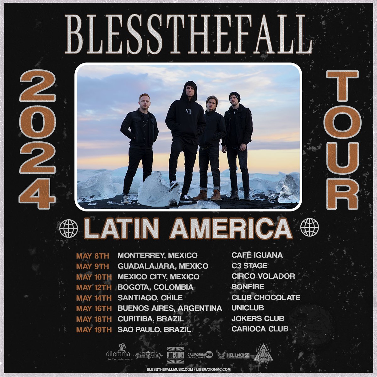 Tickets are now on sale for our Latin American tour at blessthefallmusic.com