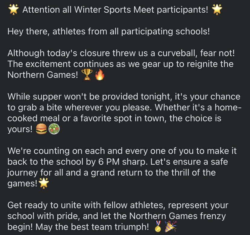 #WinterSportsMeetContinues #NorthernGames #NorthCoastPride