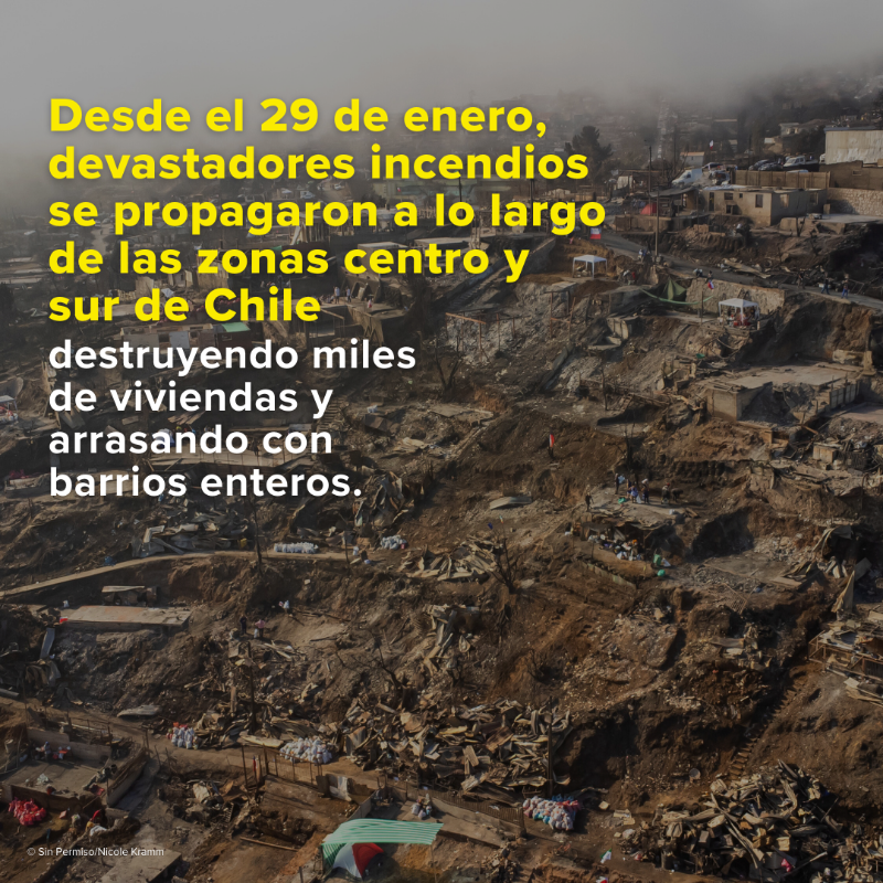 ACNUR_es's tweet photo. Chile enfrenta uno de los desastres más graves en los últimos años. 

Esto es lo que debes saber. ➡️➡️