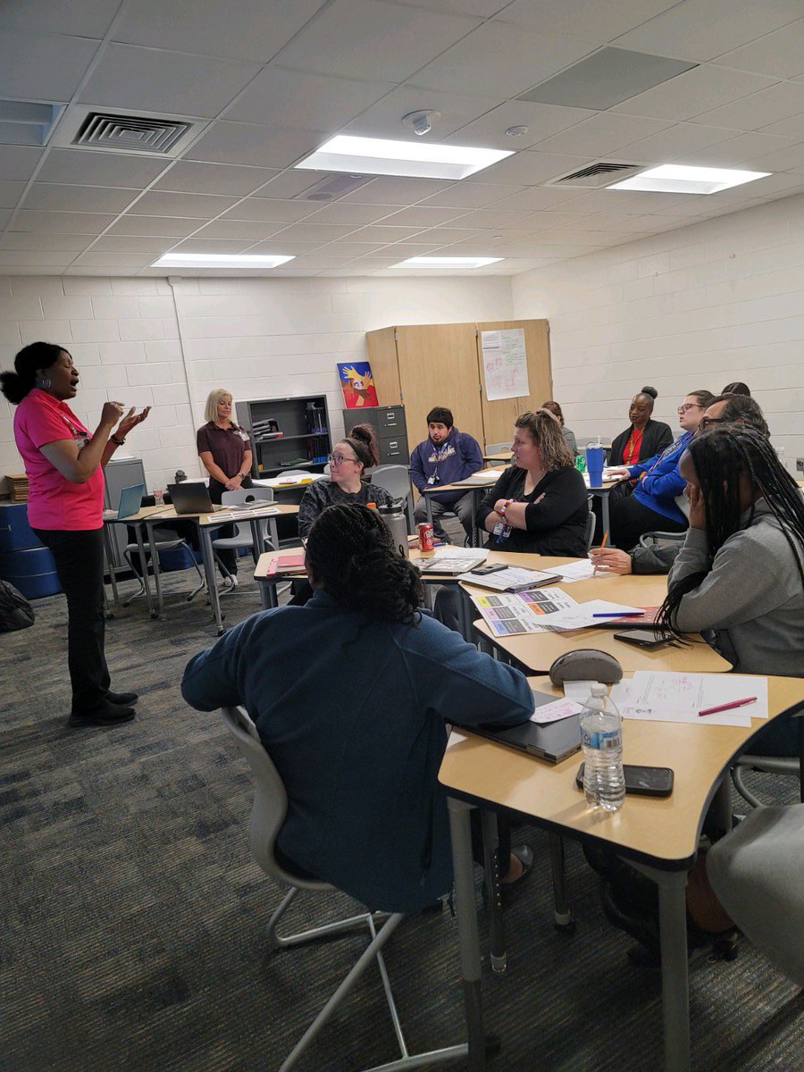 Big thank you to our district Math Coaches for leading a PD focused on high level student engagement today! @ThorntonCFISD @ReginalMitchell @math_mskaspar @cfisdmath