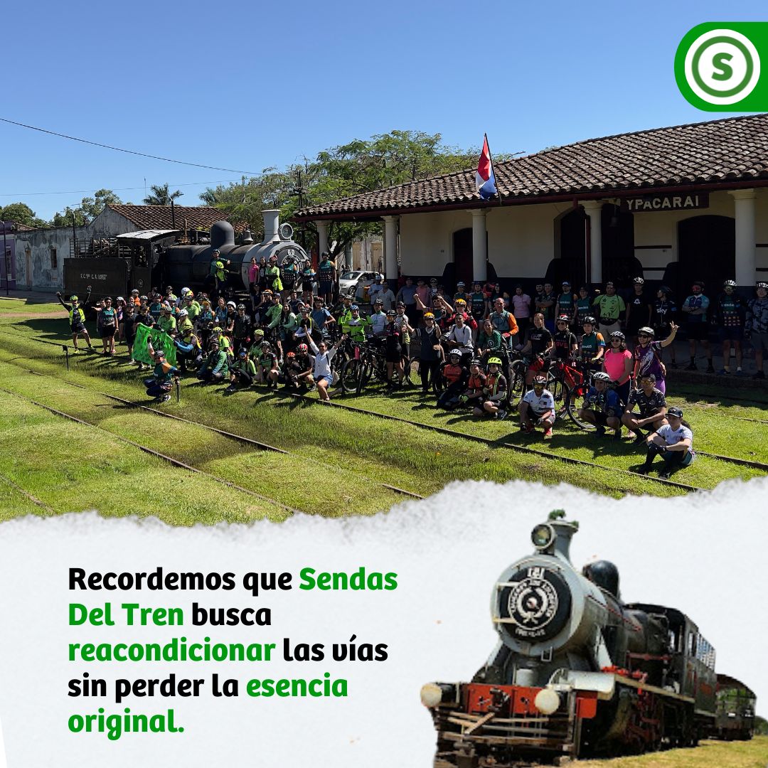 sendaspy's tweet photo. Con este proyecto, queremos preservar y seguir compartiendo una parte valiosa de la historia paraguaya. Además, otorgamos un valor agregado significativo 💚
Y vos ¿alguna vez visitaste las #SendasDelTren? 🚂🛤️
#SendasPy #Historia https://t.co/OiT3d2NGWS