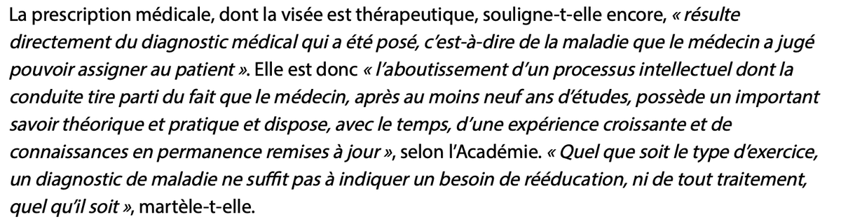 Nous avons tellement de retard sur les pratiques avancées …
Nostalgie &amp; condescendance ne suffiront pas pour soigner les malades.