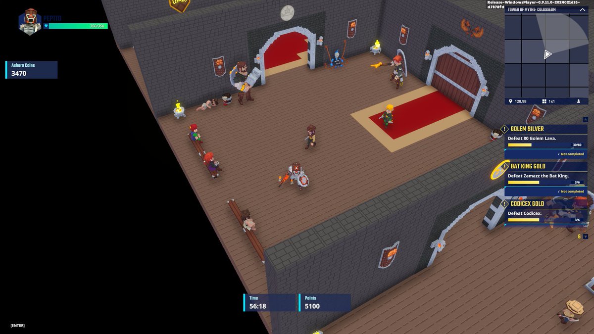 This is just crazy!! Our players are in an unbelievable battle in <a href="/TowerOfMyths/">TOWER OF MYTHS</a>  Colosseum, registering matches of up to 2 hours 🤯

<a href="/TheSandboxGame/">The Sandbox</a> <a href="/borgetsebastien/">Sebastien 🏞</a> <a href="/TSBCreators/">The Sandbox Creators</a> #AsharaSeason #TSBBuildersChallenge