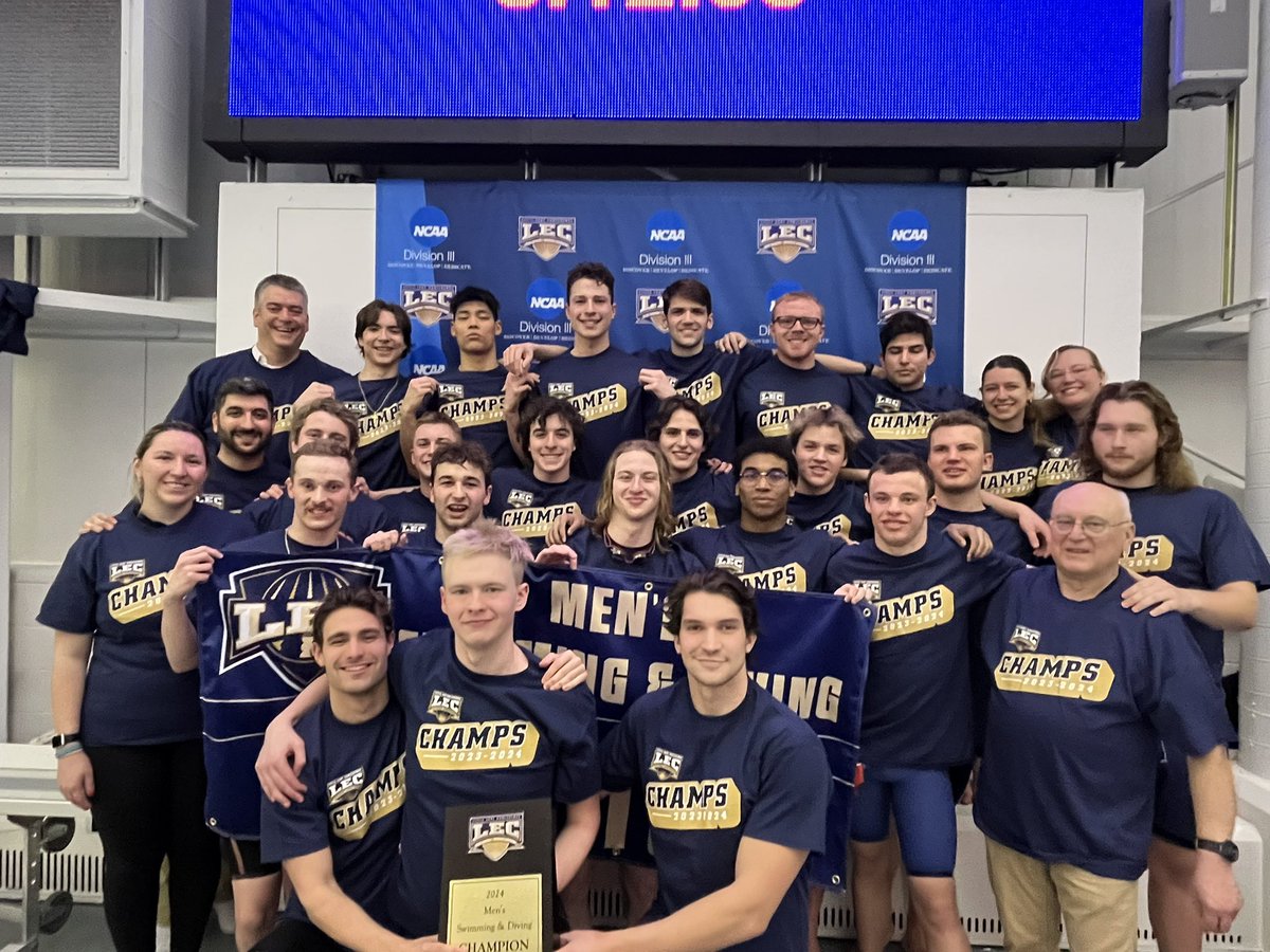 BSUSwimandDive's tweet photo. A DYNASTY IS BORN! The Men’s team wins their 3rd straight Little East Conference title! The Women’s team finishes as Runners Up for the 3rd straight season with their best finish in PROGRAM HISTORY! #bsuswimanddive 🐻🏊🏻‍♂️🏊🏻‍♀️🏆👏🏻 https://t.co/E5cp5Mictq