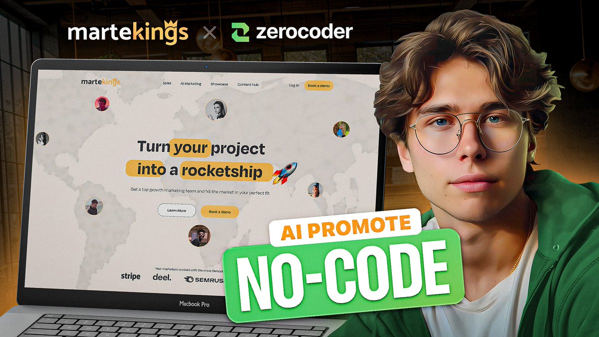 zerocodercom's tweet image. 💡 #Zerocoder students showcase the power of #NoCode, earning $8,500 in 2 months with the MarteKings project! A true testament to innovation and skill.
🔗Read article zerocoder.com/showcase/unlea…
#Innovation #NoCode #ZerocoderSuccess #Showcase