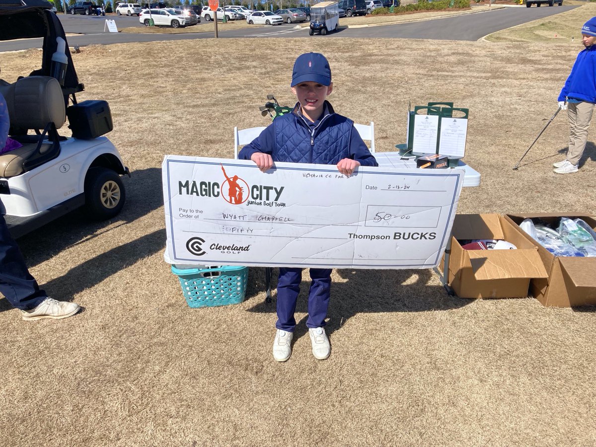 magic_golf's tweet photo. Thanks to our hosts this week, Vestavia CC, for allowing us to play their Par 3 course! Wyatt won 7-9 and Phillips took home 10-11. https://t.co/xGn4ebWK68