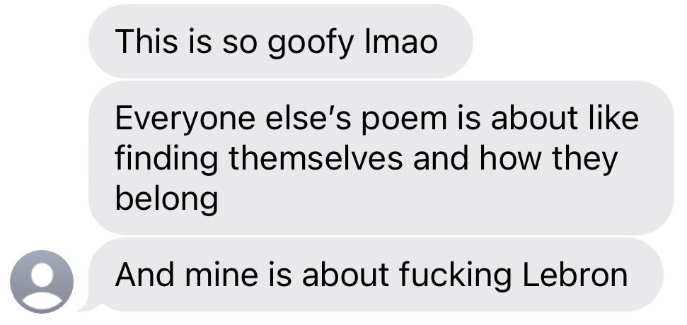 “How’s ENG 232 going”