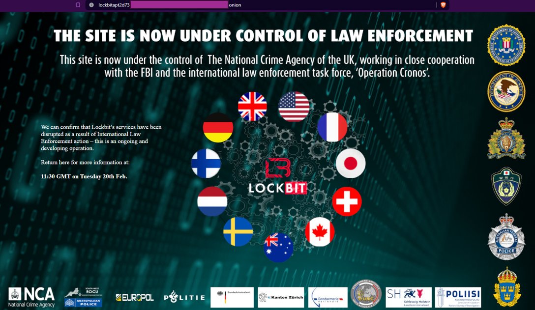 #Lockbit is Tango Down!