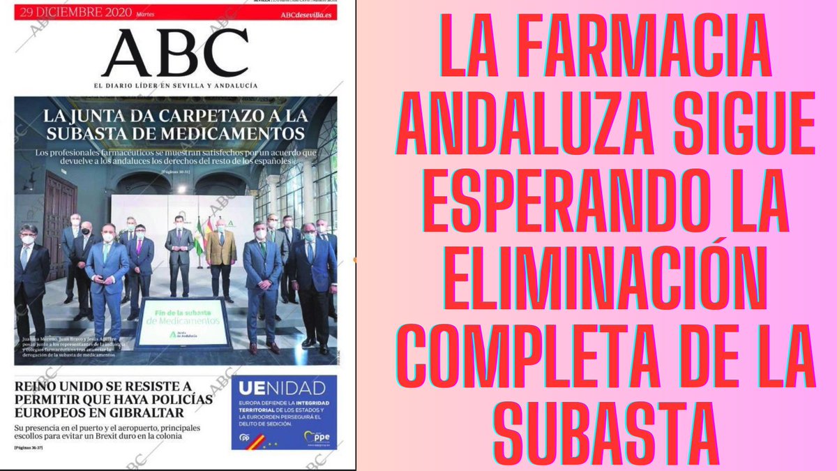 farmainforma's tweet photo. @JuanMa_Moreno Recordatorio de una promesa electoral incumplida #stopsubastaencubierta #impuestobonilla #sosfarmaciaandaluza  @JuanMa_Moreno  @saludand @Farmaceuticos_ https://t.co/avqqv5SQYO