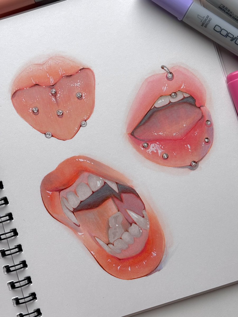 Would you kiss me? Done with Copic Markers