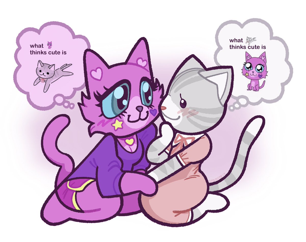 I still think .... Maybe there's both cute!