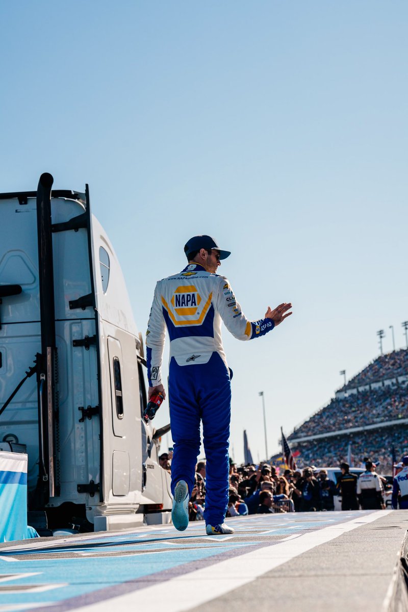 In the <a href="/NAPARacing/">NAPA Racing</a> No. 9, <a href="/chaseelliott/">Chase Elliott</a>.