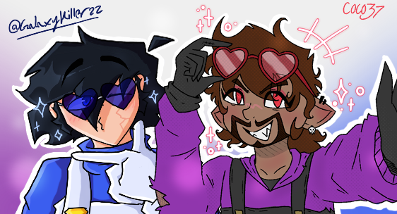 Galaxykiller_22's tweet photo. I made a collab with someone on Tumblr so I suggest yall go follow me their (yall dont have to but here it is --> https://t.co/9l8JfxlGnq). Also credits to deltaruinedcoco37 on tumblr because they're awesome. ✨Anyways enjoy!!✨ https://t.co/qhjXsCnSzB