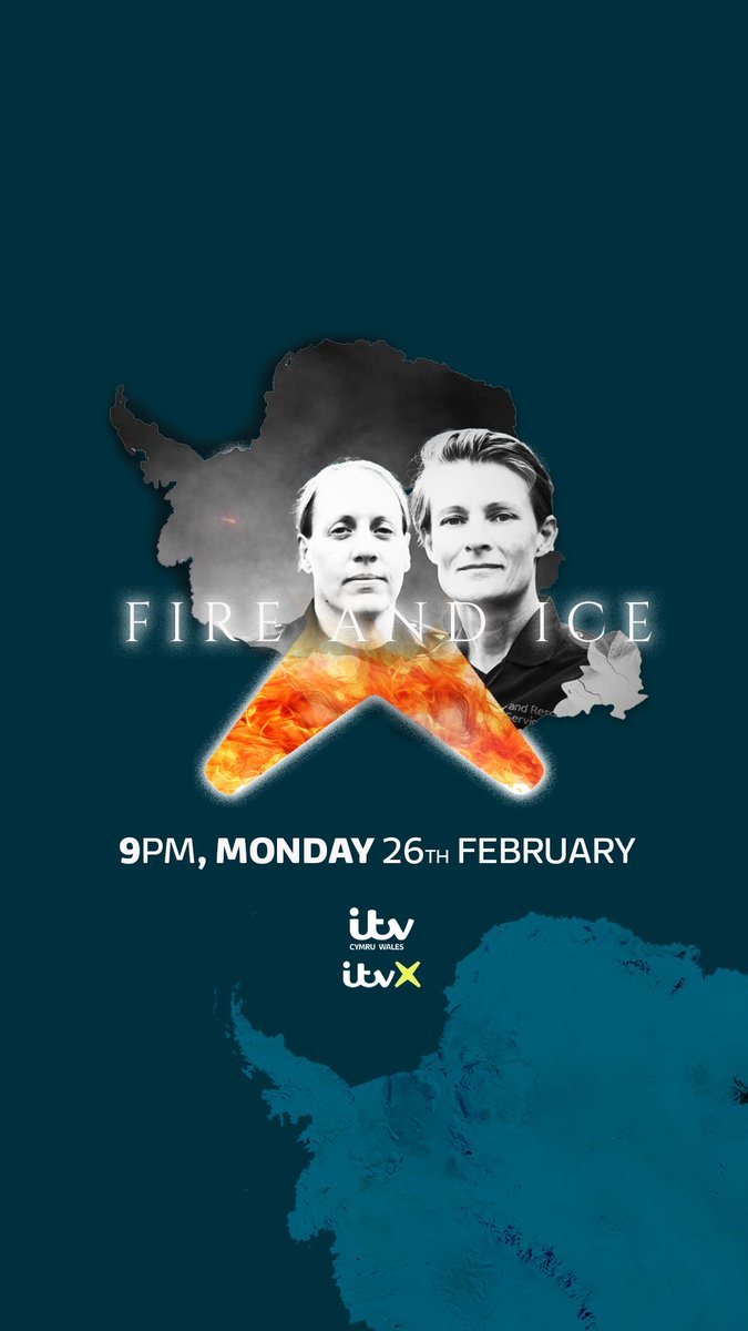 🔥 COMING SOON ❄️ Two firefighters, one mission: to get to the South Pole. 📺 Fire and Ice 📅 Monday, February 26 ⏰ 9pm 📍 ITV 1 Wales and @ITVX