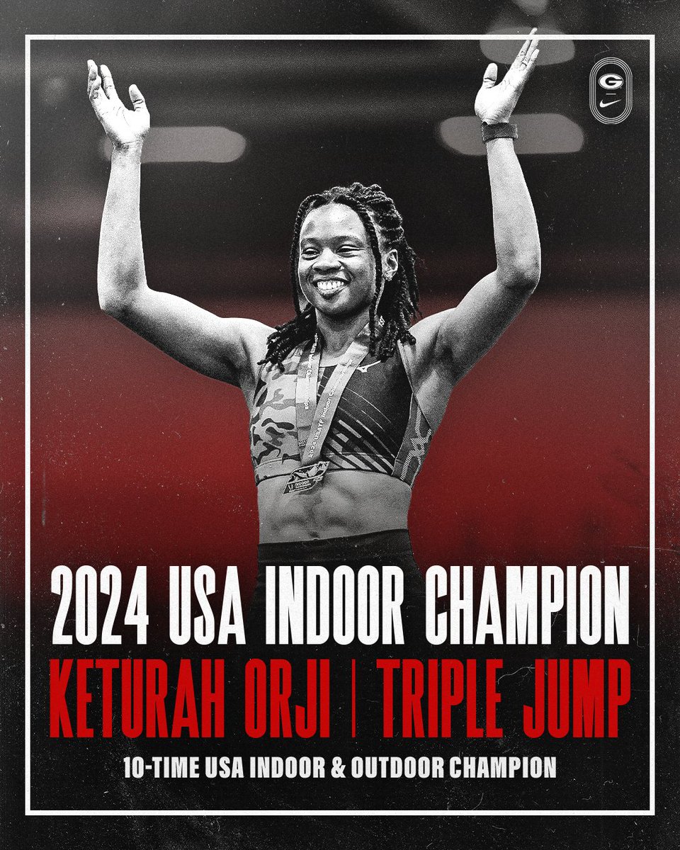 UGATrack's tweet photo. Never. Gets. Old.
🐐@Keturahorji won her third straight @usatf indoor 🥇& fourth in her career over the weekend. #KOtheComp
➡️ https://t.co/qF82AX2OI2
#GoDawgs https://t.co/6Ji55VHaKU