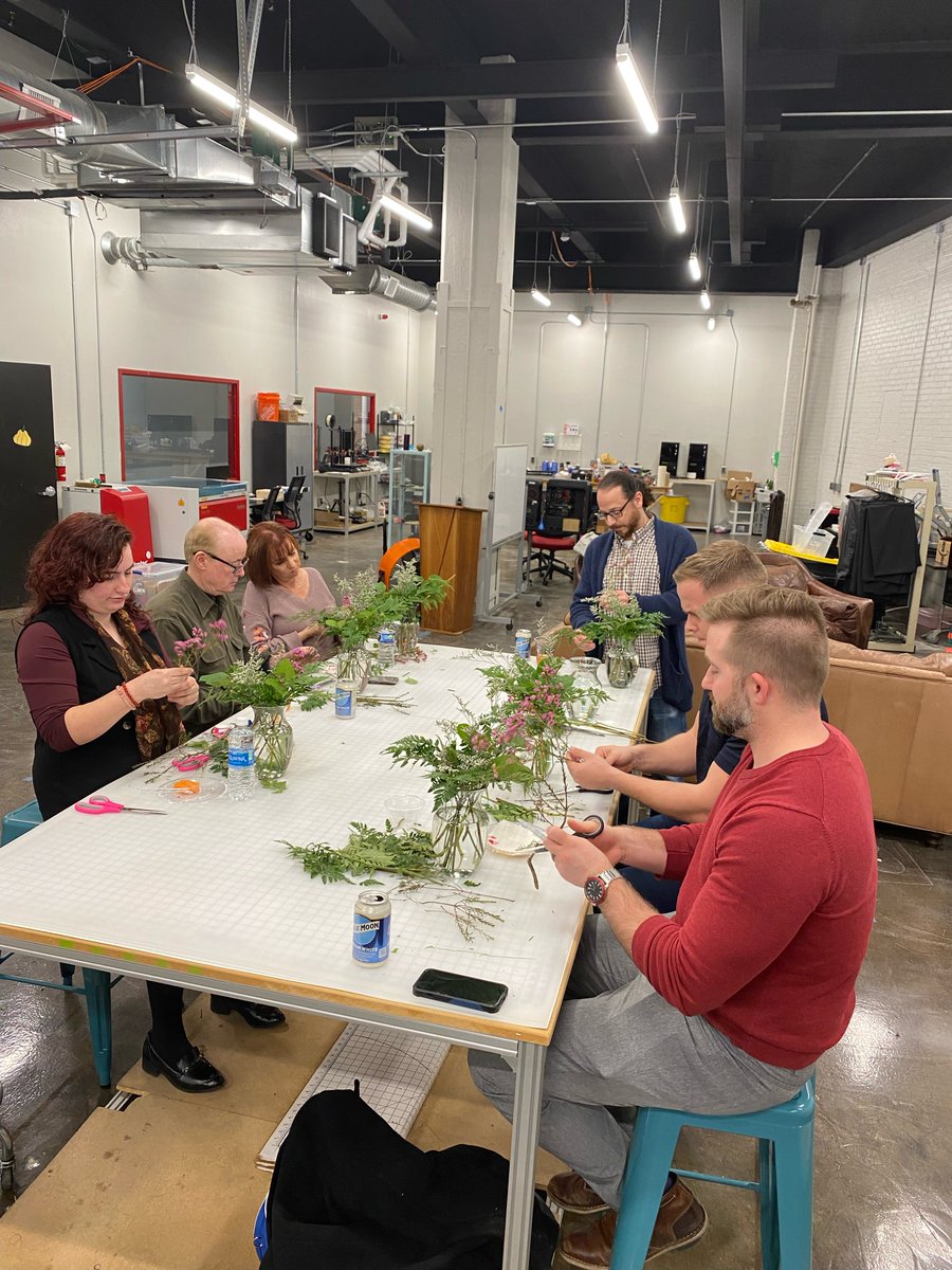 For Valentine’s Day, we hosted an internal Bounce community event led by Justin Lepley from Lepley &amp;Co. Each participant took home a beautiful bouquet! 
Another reason to LOVE being a part of the Bounce community! 💐 
#CoWorking #Community #WorkSpace #SmallBusiness