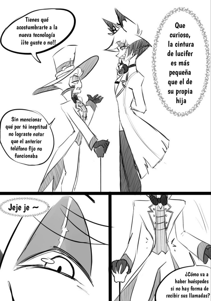 LLANABANANA203's tweet photo. ¿Nuevo? Lucifer y Alastor, el dato del teléfono malogrado es canónico ☺️☺️ #HazbinHotel #LuciferHazbinHotel #AlastorHazbinhotel #fanar #alastorxlucifer #parati https://t.co/GBQK5FPwMw
