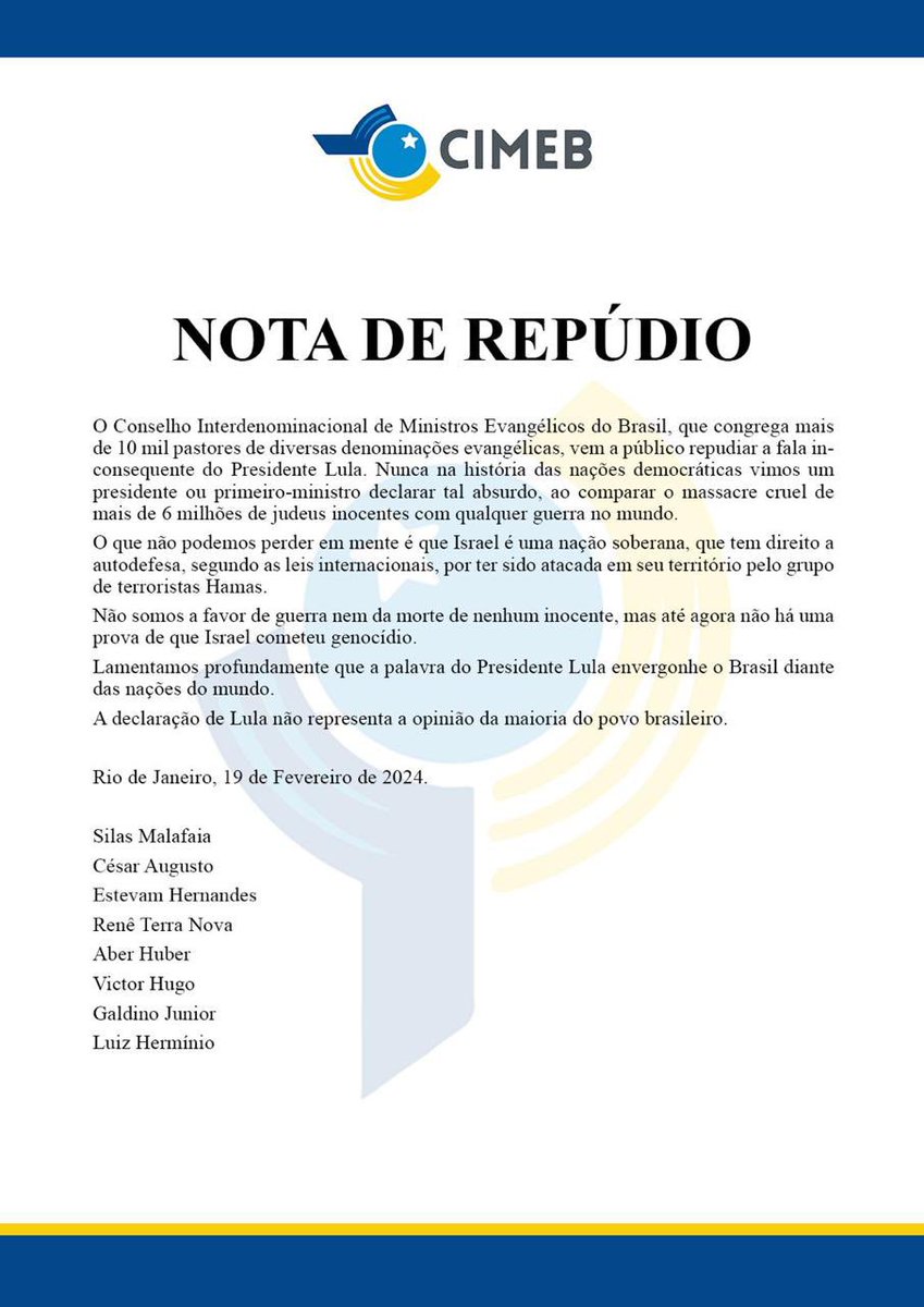 PastorMalafaia's tweet image. NÃO PODEMOS DEIXAR PASSAR ESSE ABSURDO !