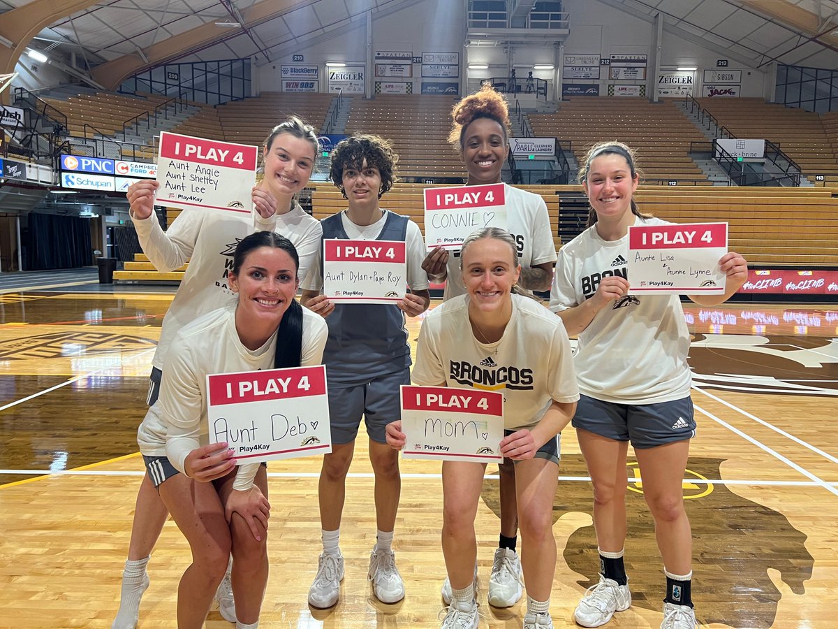 Our team is honored to participate in the Play4Kay initiative, raising awareness for women's cancer research. 

Join us in supporting the Play4Kay foundation: buff.ly/3uBbMt7 

#BroncosReign