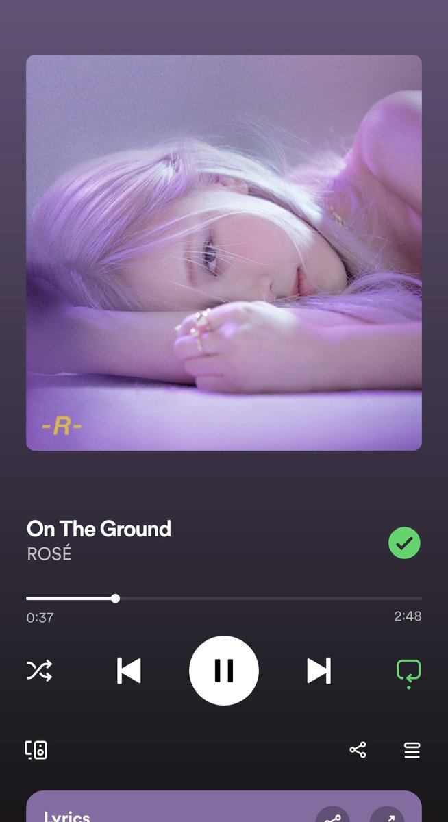 rosie_st4n's tweet photo. @QueeseanneP @rosespics #StreamOnTheGround #ROSÉ https://t.co/2kXH7fJBvR