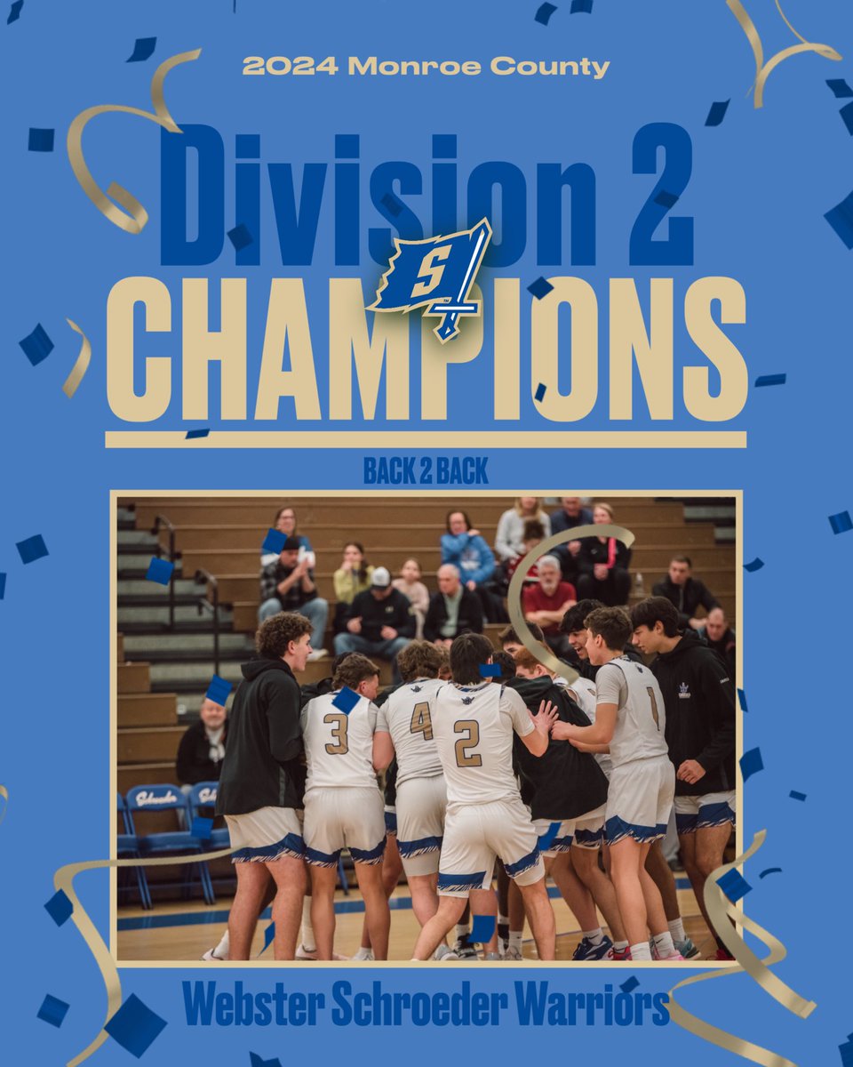 Let’s start the week off by congratulating our MC Division 2 Champs for a second year in a row‼️
#Champs #Back2Back #Family #WeAreWarr1ors #JobsNotFinished