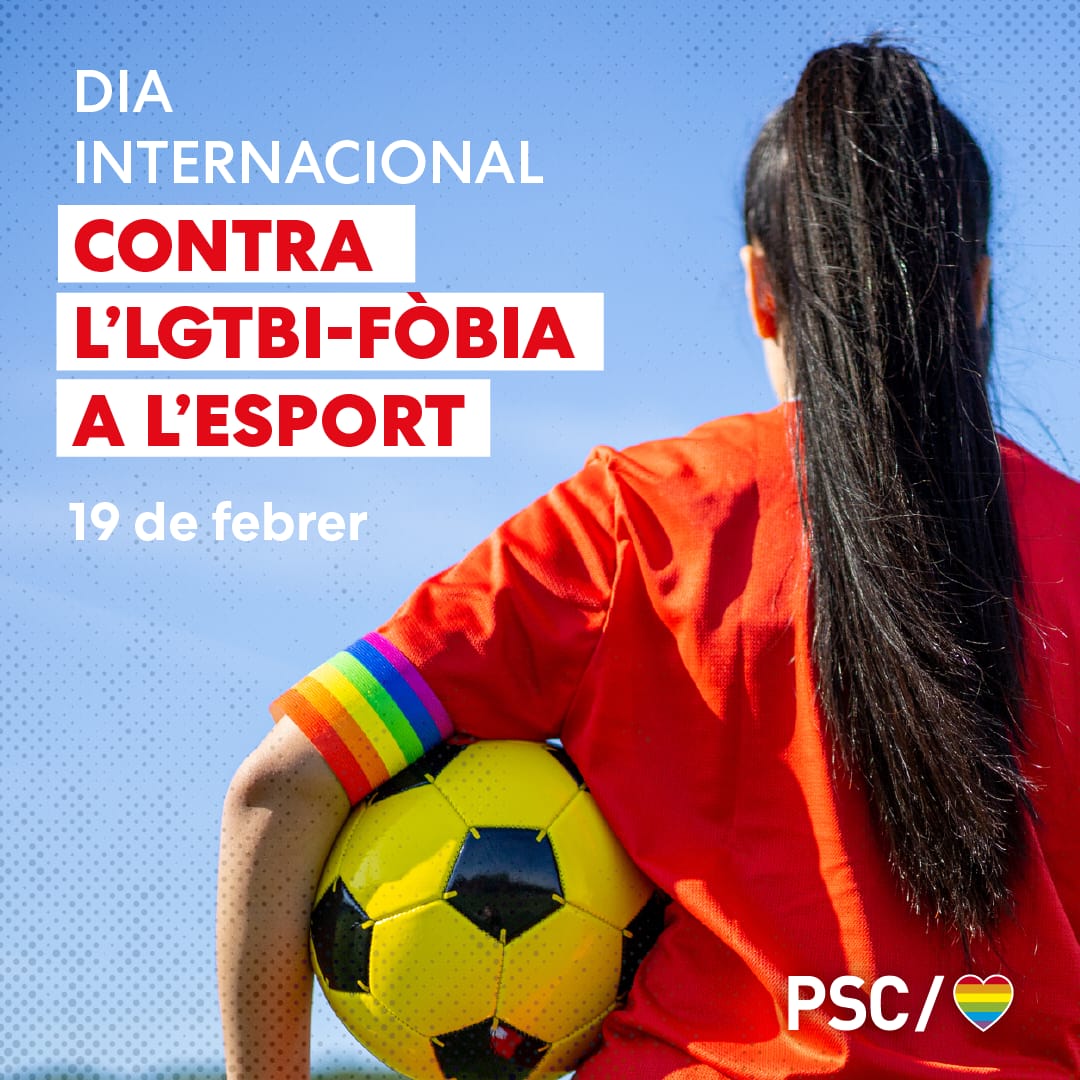 JAPerezPSC_SQV's tweet photo. 🏳️🌈Avui 19 de febrer reivindiquem el dia internacional contra la #LGTBIfobia en l'esport
#PSCSQV
#PSCSantQuirze
#SantQuirzeSocialista https://t.co/kCl87Hr9hj