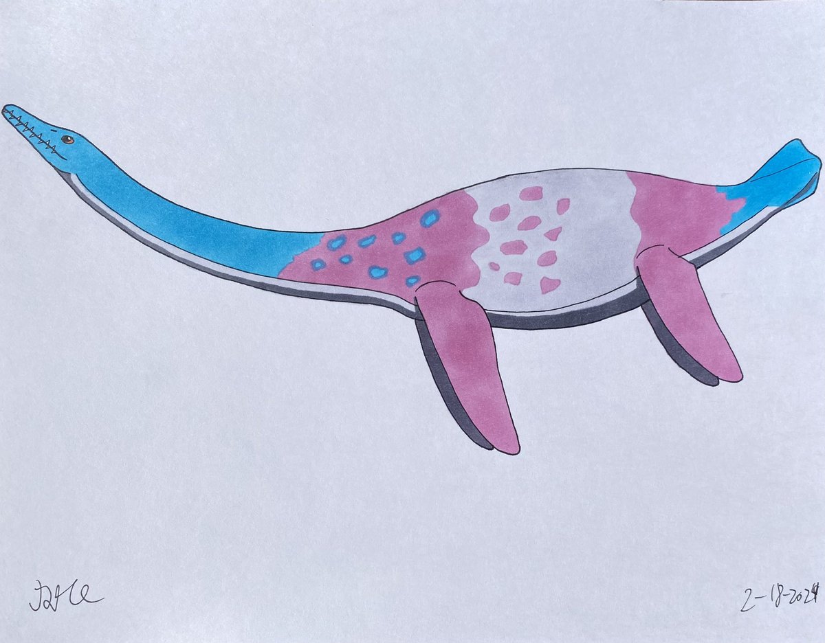 CreatorJayce's tweet photo. I made two new sticker designs of Serpentisuchops yesterday

#Paleoart #polycotylid https://t.co/jd8JM6T7HF
