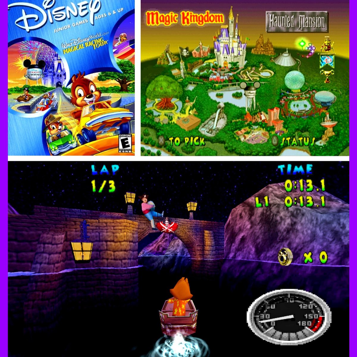 Walt Disney World Quest Magical Racing Tour is truly an all-time great video game. Think Mario Kart, but in iconic WDW attractions, complete with tons of secret short cuts. Do you have a favorite track? And don't say Tomorrowland Speedway.