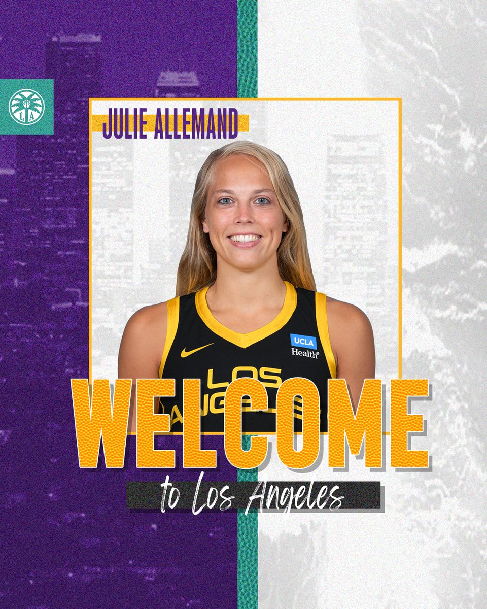 The pride of Belgium is heading to LA! 🇧🇪🇺🇸 Welcome, @JulieAllemand! on.nba.com/48hZ3t6