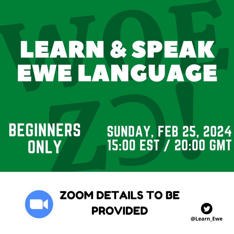 Learn Ewe Language tweet media
