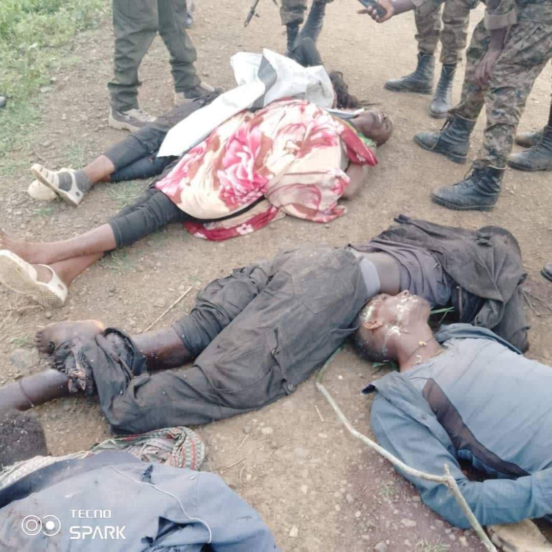 SelassieI24's tweet photo. #Drone_Attacks🚫

More than 70 innocent #Amharas have been massacred today by a drone attack of @AbiyAhmedAli in #Showa province.

A number of children,elderly, disabled people,were returning from a church service in #Shawa #Gauna Kebele, &amp; are brutally murdered by drone strikes! https://t.co/u90COtITWE