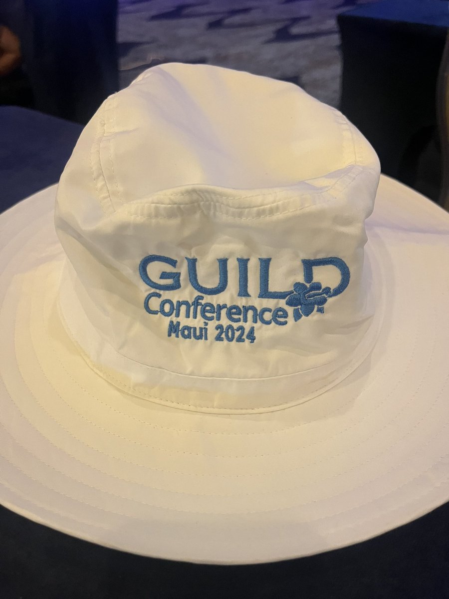 Highlight of winning best fellow research poster was these great bucket hats, thank you <a href="/GuildConference/">GUILD Conference</a>