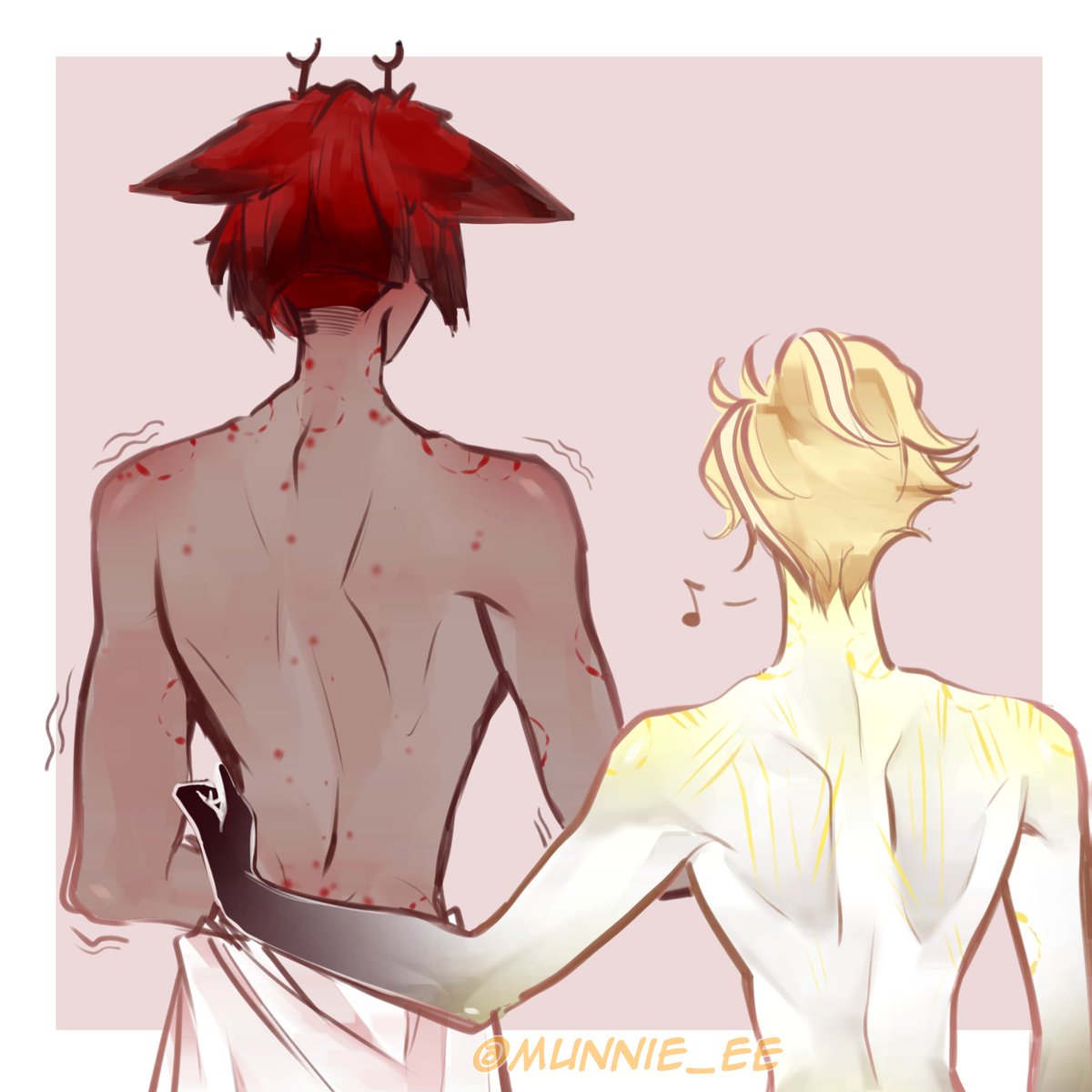 munnie_ee's tweet photo. my stylus unfortunately got lost 😔😔 anyways hopefully i can buy a new one this week ✨
note- i am well aware that alastor is ace so i hc that lucifer is the one sexually active between the two, alastor just goes with it because how could he refuse his king? https://t.co/ILK1X1CPw8
