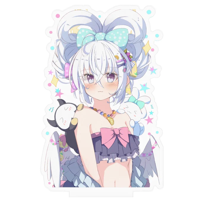 販売はしませんが、自分の絵をグッズにするやり方を教えていただいたので試しに作ってみましたw自分の描いたイラストがグッズになってるのすごく不思議な気分…楽しいw#ブルアカ #白洲アズサ 