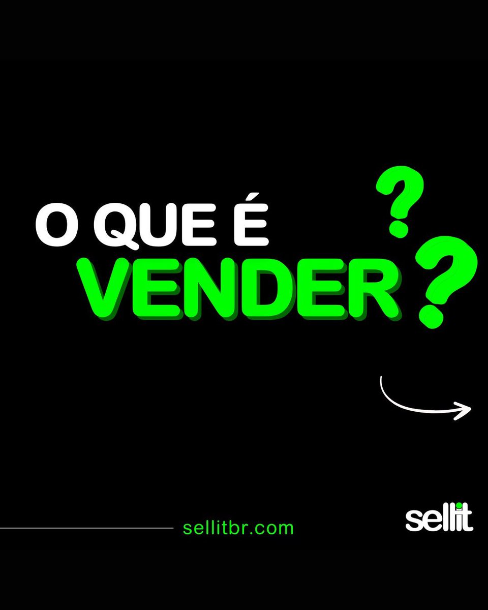 Vamos falar sério, galera! Vender não é só sobre produtos, é sobre criar conexões e fazer a diferença. Venda vai além de produtos, é sobre pessoas! Vender é OFERECER: Da maneira certa;
O produto certo;
Para a pessoa certa;
No momento certo;
Pelo preço certo.

#vender #empreender