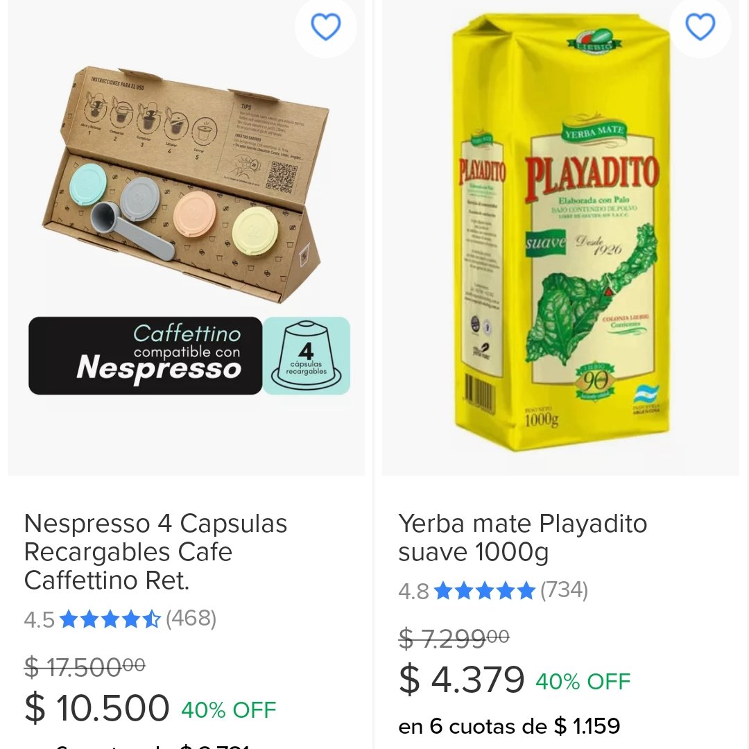 CarinaCefa's tweet photo. @Mercadolibre. La yerba playadito me costó 3600 en el disco. Y vos con 40% de descuento la tenes en 4300. Mmmmmm que oferton https://t.co/J7rvqLiIlJ