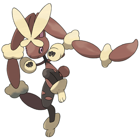 I still can't get over how Mega Lopunny  gets torn tights and a cropped top.
I need to draw her again.