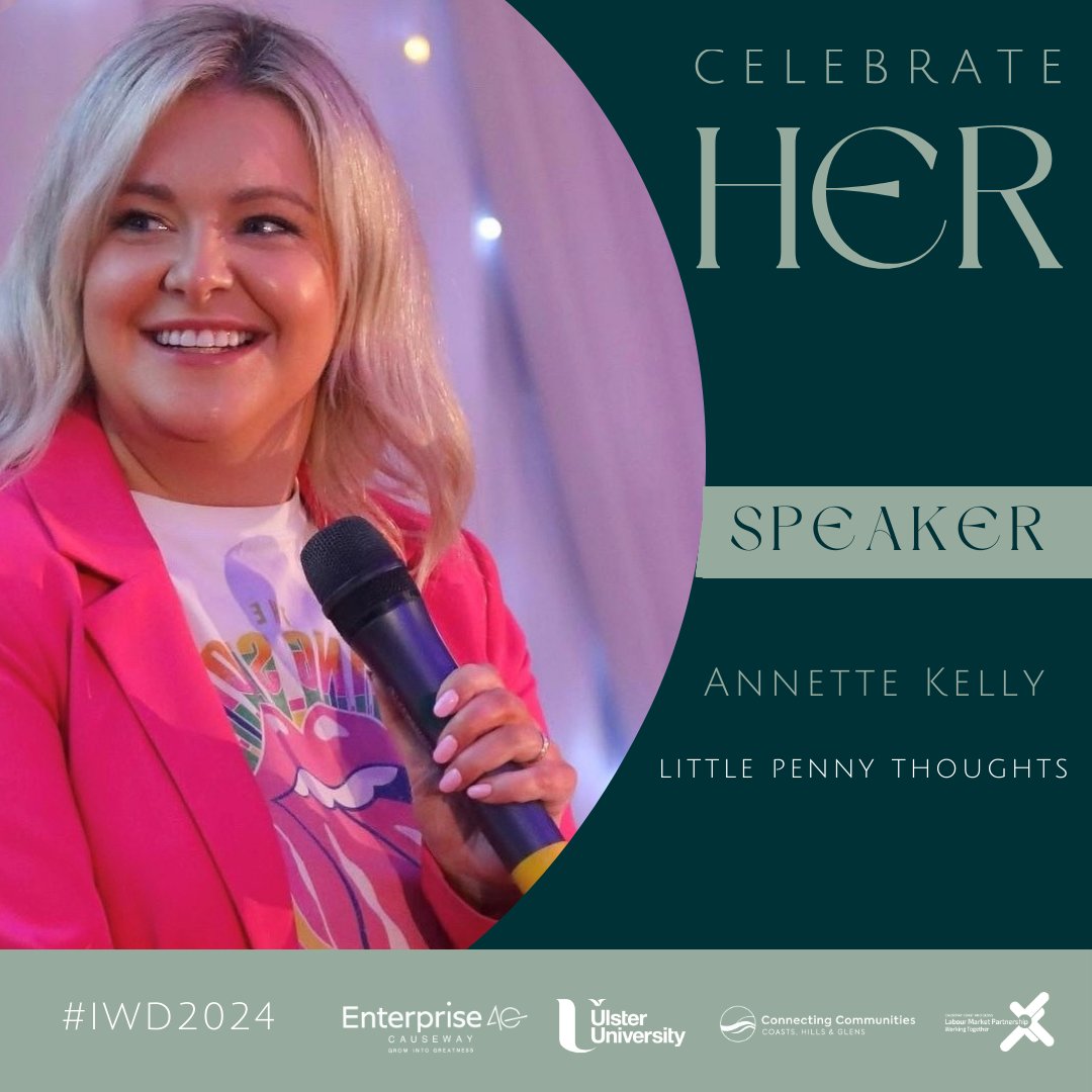 Enterprise Causeway (@causewayenterp) on Twitter photo At our 𝐂𝐞𝐥𝐞𝐛𝐫𝐚𝐭𝐞𝐇𝐄𝐑 conference <a href="/Annettekelly__/">Annette Kelly</a> will have plenty of pennies for our thoughts as she talks through self-worth & self-care.
Find a sense of belonging, relevance & empowerment.
tinyurl.com/celebrateher24 At our 𝐂𝐞𝐥𝐞𝐛𝐫𝐚𝐭𝐞𝐇𝐄𝐑 conference <a href="/Annettekelly__/">Annette Kelly</a> will have plenty of pennies for our thoughts as she talks through self-worth & self-care.
Find a sense of belonging, relevance & empowerment.
tinyurl.com/celebrateher24